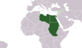 1970, Siria intenta xunise a la federación ente Exiptu, Libia y Sudán