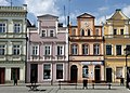 Old townhouses at the Bytom Odrzański market square