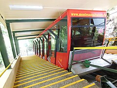 Upper section car in upper station (2012)