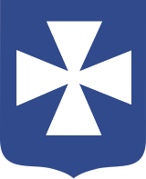 Biały krzyż kawalerski w herbie Rzeszowa