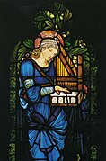 St. Cecilia window, Second Presbyterian Church, Chicago, Illinois