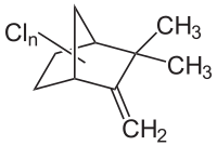 struttura molecolare della toxafene