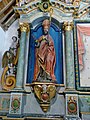 Gouesnach : chapelle Saint-Cadou, statue de saint Cadou.