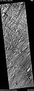 Wide view of layers in Danielson Crater, as seen by HiRISE under HiWish program