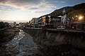 渋温泉・夕景