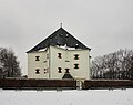 sternförmiges Lusthaus Schloss Stern (1556–1560) bei Prag, Tschechien