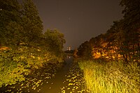 WLE: Nackareservatet i östra Sverige under natten.