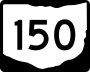 State Route 150 marker