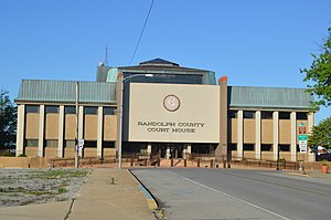 Randolph County Courthouse in Chester