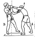 Uppercut de esquerda num contra-golpe