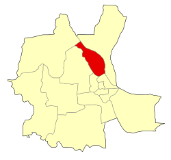 Location of Russey Keo within Phnom Penh