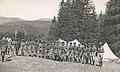 ボーイスカウトのキャンプ。1934年