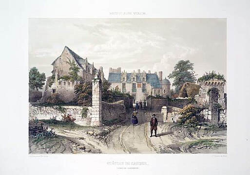 Château de Careil, représentation ancienne.