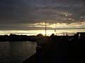 Sunset over Glasson Dock