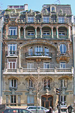 1901 : immeuble Lavirotte, 29, avenue Rapp, 7e arrondissement.