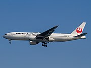 日航波音777-200 第五代塗裝，已退役