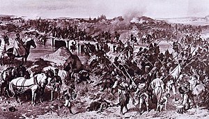 Karstulan taistelu, Alexander von Kotzebuen historiamaalaus vuodelta 1873.