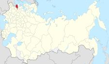 Location in the Russian Empire