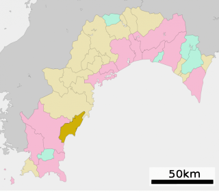 黒潮町位置図