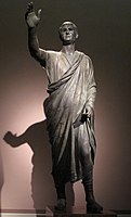 L'Orador, estàtua de bronze romano-etrusca, c. 100 aC