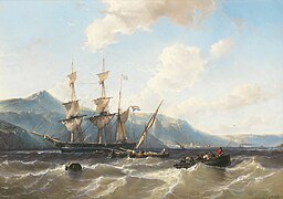 Louis Meijer A scooner, cargo vessels at Saint Helena[6]