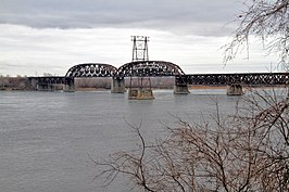 De Pont Saint-Laurent over de Saint Lawrence