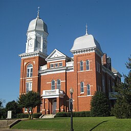Taliaferro Countys domstolshus i Crawfordville.