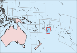 Tonga'nın konumu
