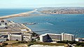 Vue de Weymouth, de Wyke Regis et du port de Portland.