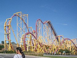 X in Six Flags Magic Mountain