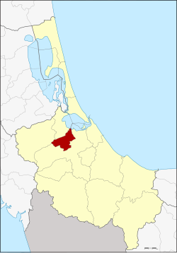 Karte von Songkhla, Thailand, mit Bang Klam