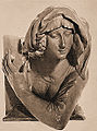 Sibyl, also referred to as Barbara von Ottenheim, plaster cast from before 1870
