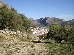 Skyline of Benaoján