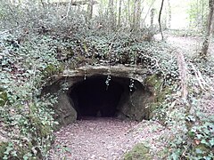 L'entrée de la grotte.