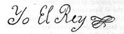 Firma de Fernando VI de España