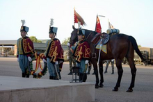 Guardias con uniforme de época