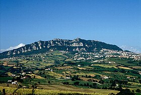 Le mont Titano.