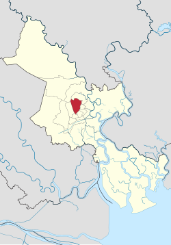 新平郡在胡志明市的位置