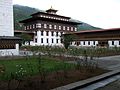 不丹政府所在地的庭院