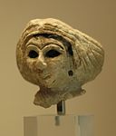 Kvinna i turban. Ishtartemplet från mellan 2500 f.Kr. och 2400 f.Kr.