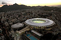 Maracanãzinho (vpravo) a Estádio do Maracanã