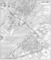 Mappa delle città di Dandong e Sinuiju nel 1930, durante l'occupazione giapponese.