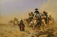 Napoleón y su Estado Mayor en Egipto, C. 1867, colección privada.