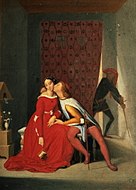 Паоло и Франческа. 1819, Байонна, Музей Бонна