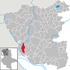 Location of Kunrau in Altmarkkreis Salzwedel district prior to its merger into Klötze