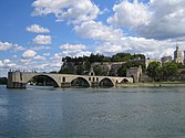 De Rhône in Avignon