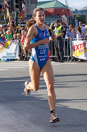 Radka Kahlefeldt (damals Vodičková) in Stockholm, 2012