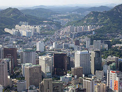 Seoul skyline