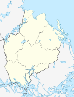 ESCM på kartan över Uppsala län