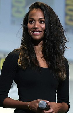 Zoe Saldana, která ztvárnila Gamoru